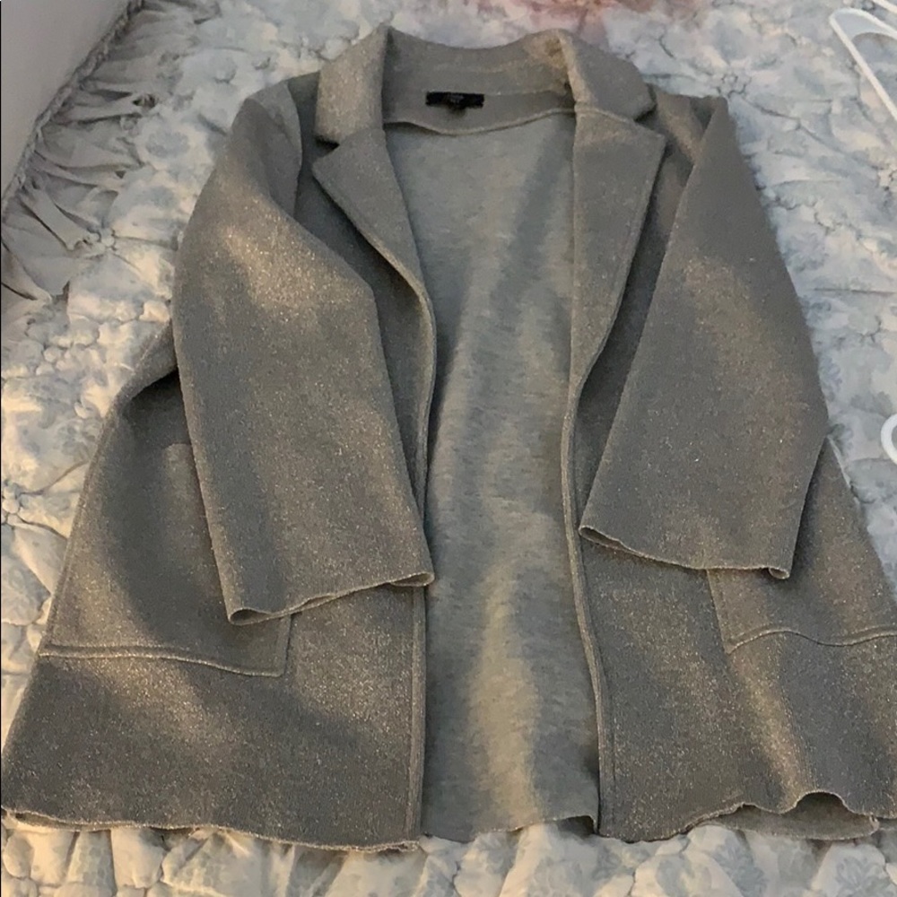 J Crew Sparkly Sweater Blazer
